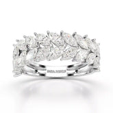 2.2 CT Marquise Cut Lab Diamond Ring